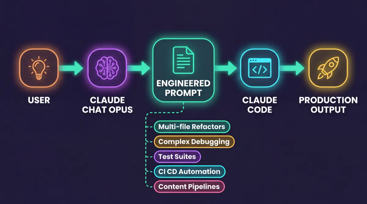 Chat to Code Workflow Diagram